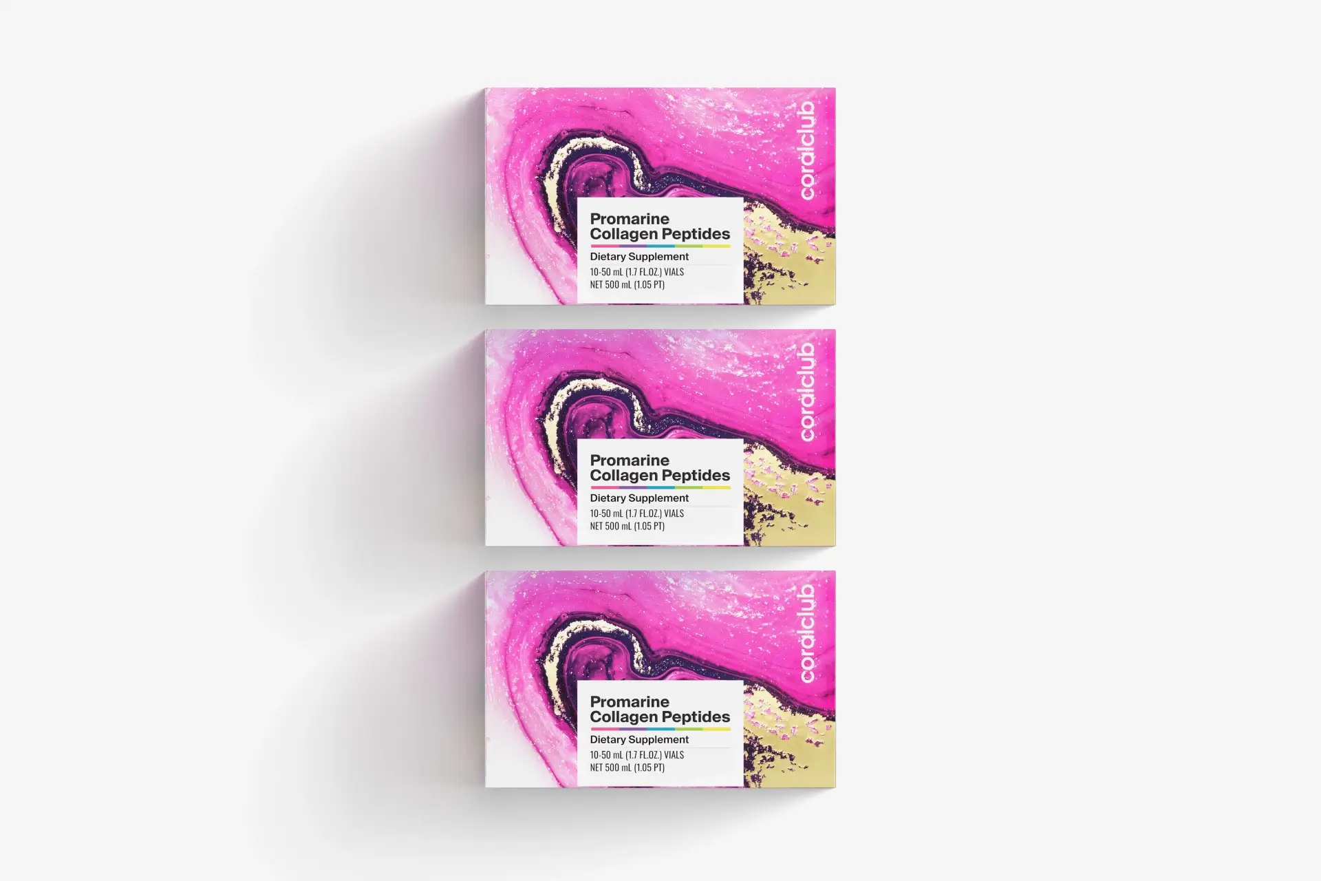 Promarine Collagen Peptides – complemento alimenticio con edulcorantes. Volumen: 1500 ml (30 х 50 ml).