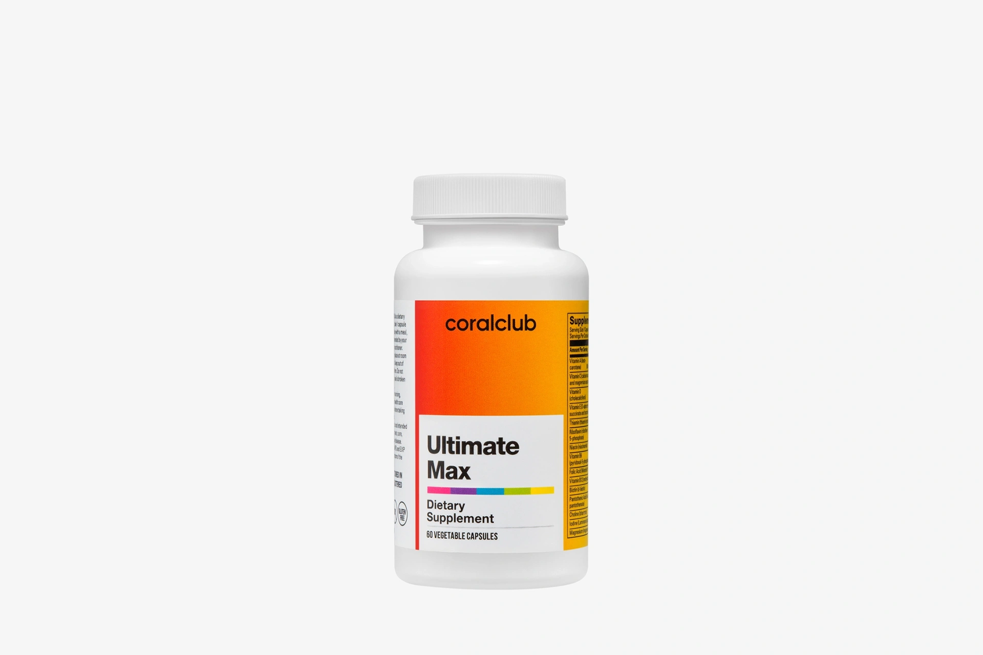 Ultimate Max – complemento alimenticio. Peso neto: 52 g.