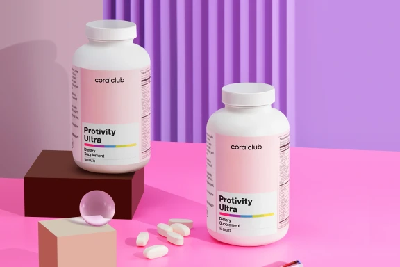 Protivity Ultra – complemento alimenticio. Peso neto: 246 g.